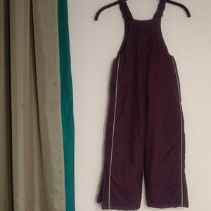 Girls Purple Snowsuit Outwear | Size: M(5-6)